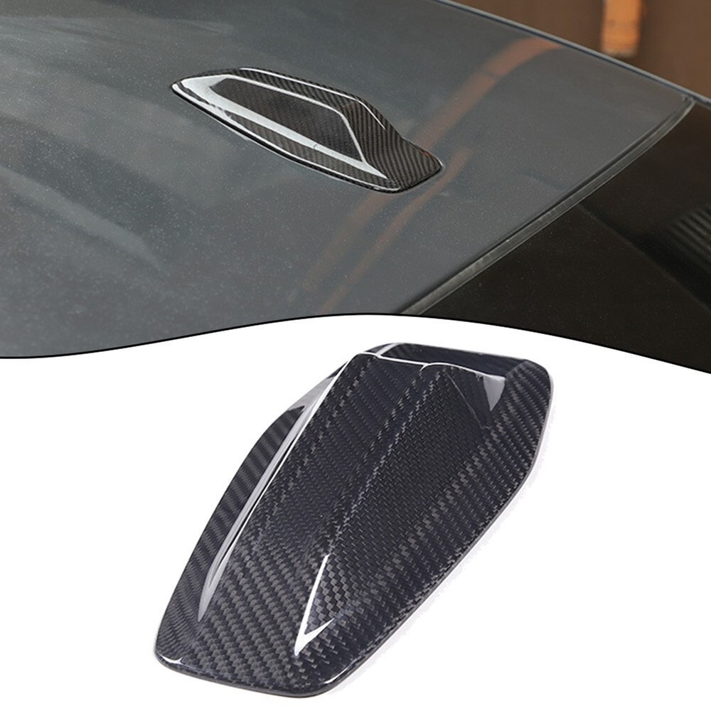 Real Carbon Fiber Antenna Cover Trim For BMW 4Series G26 F26 2Series Wagon 21-23