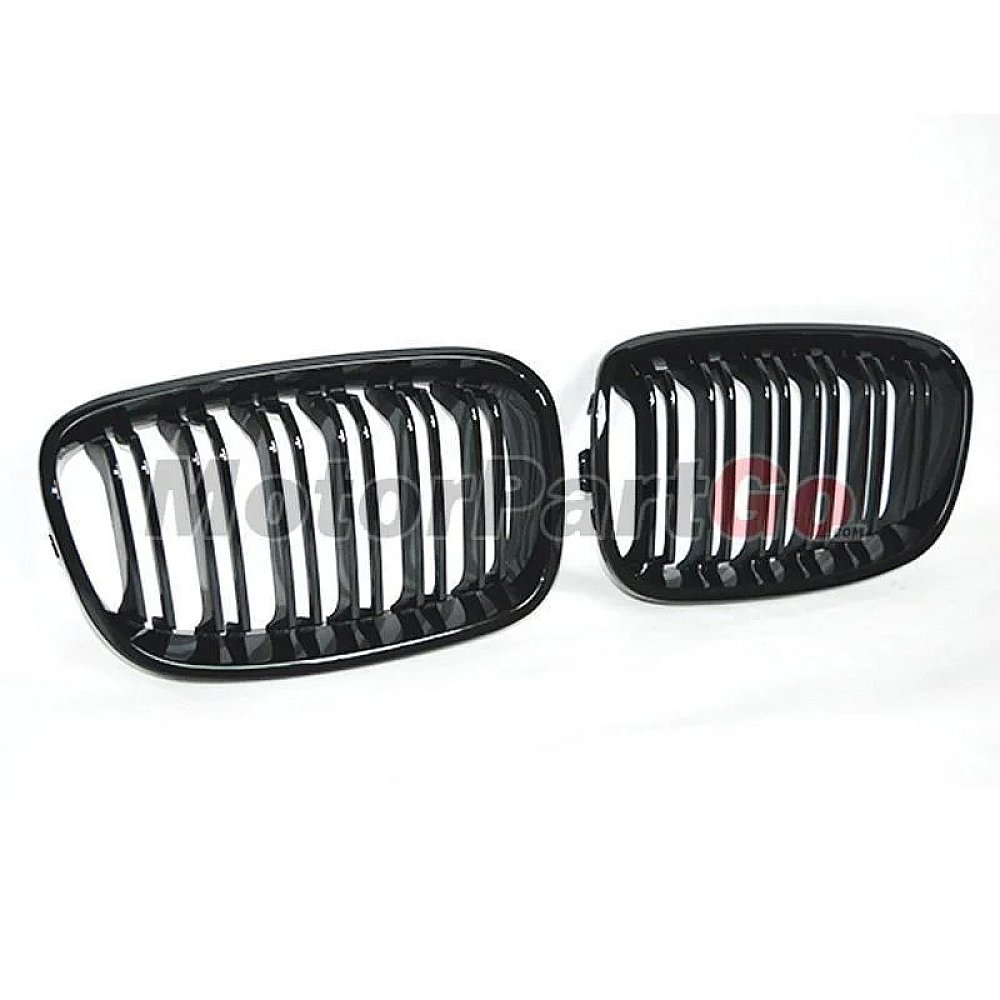 Gloss matt replace ABS front Grills 1 pair For BMW 1-SERIES F20 2012-2014  B573