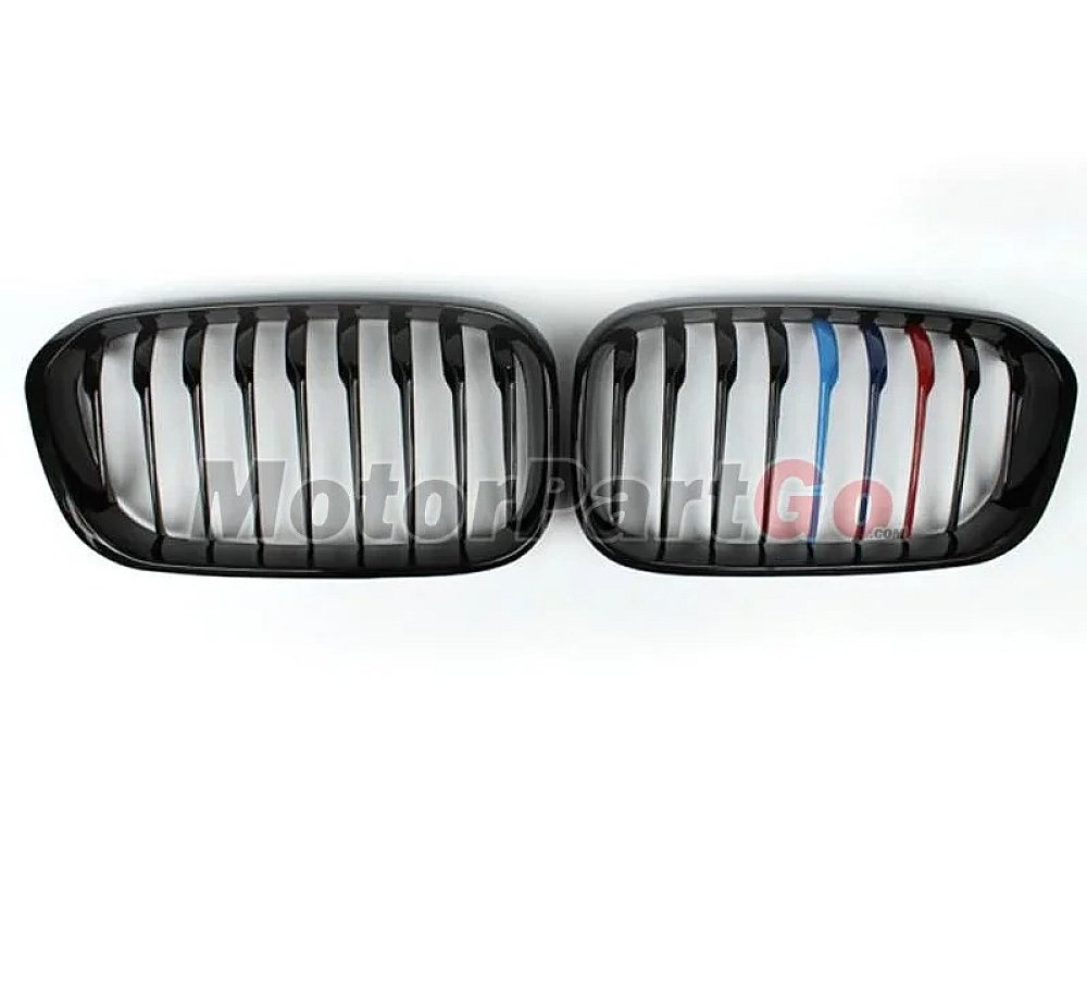 3 Colors Gloss matt replace ABS front Grills 1 pair For BMW 1-SERIES F20 2015UP  B575