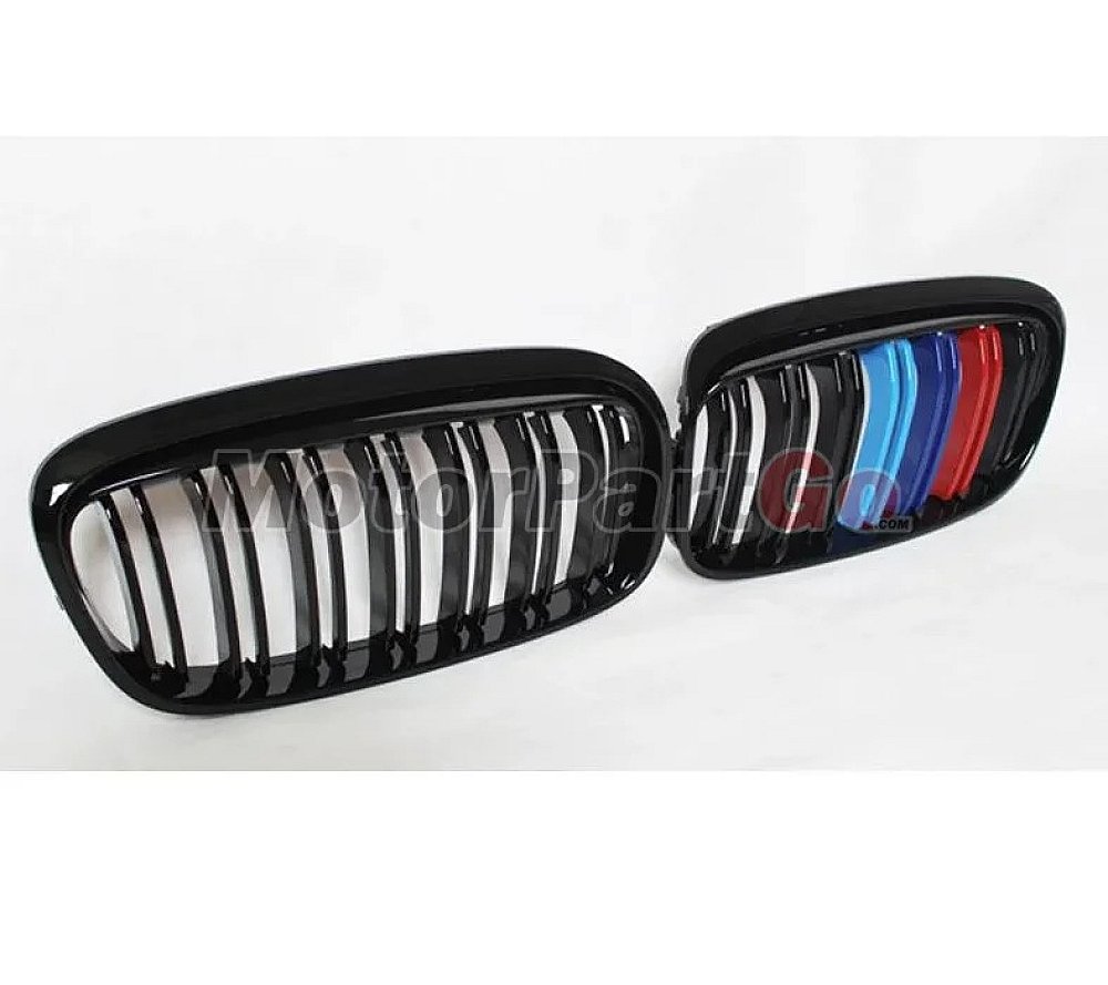3 Colors Gloss Matt dual line replace ABS front Grills 1 pair For BMW 2-SERIES GT F45 F46 2014UP  B581