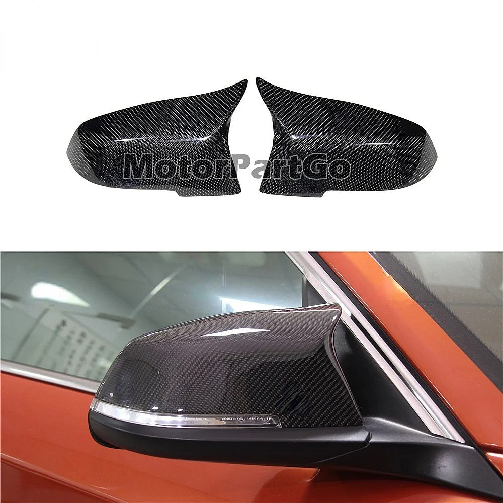 Real Carbon Fiber Mirror Cover Exchange original 1 pair for BMW 1-4 X Series F20 F21 F22 F23 F30 F31 F32 F33 F36 X1 E84 M3 M4