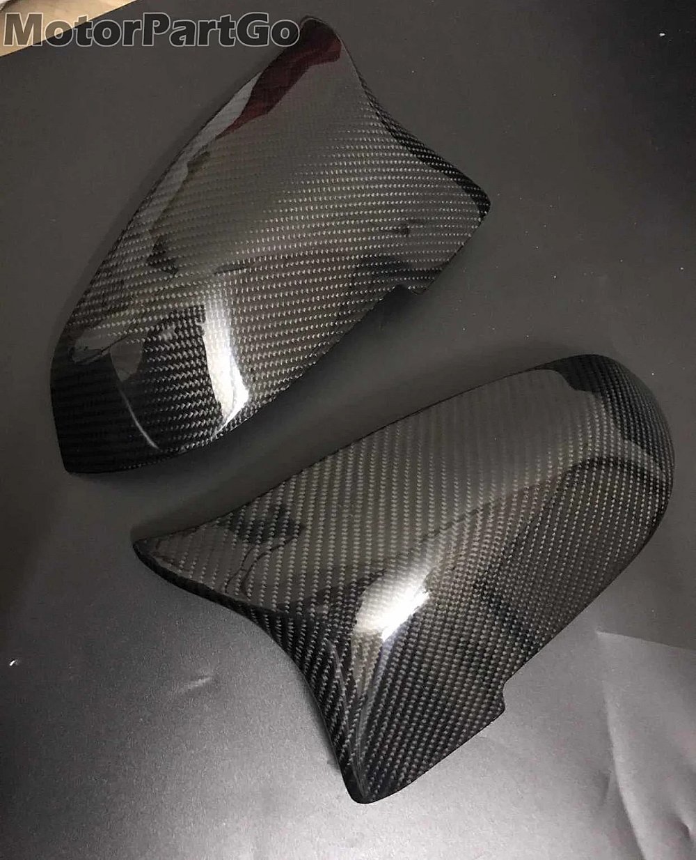 Real Carbon Fiber Mirror Cover Exchange original 1 pair for BMW 5 Series F10 F18 F07 530 535 525Li carbon fiber2014-2016