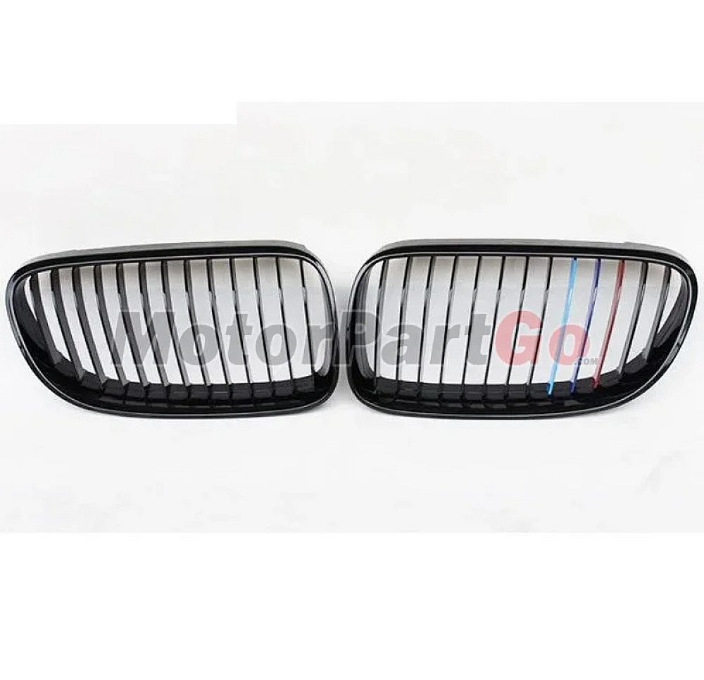 3 Colors Gloss single line replace ABS front Grills 1 pair For BMW 3-SERIES E92 E93 M3 2010-2013  B596