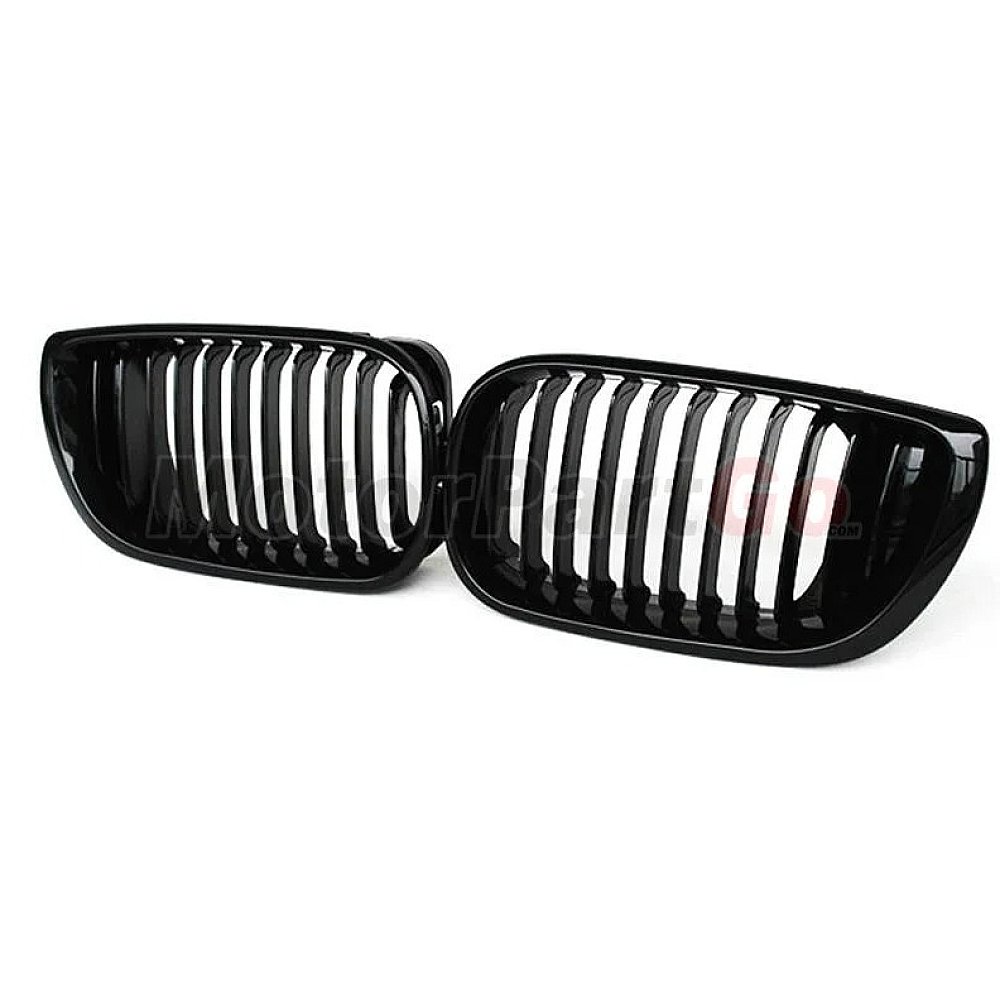 Gloss Matt single line replace ABS front Grills 1 pair For BMW 3-SERIES E46 2 door 4 door 2002-2004 B612