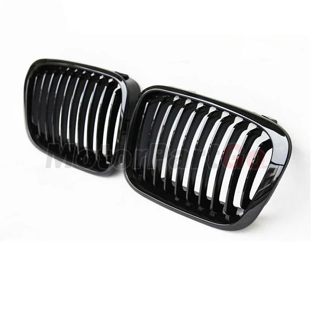 Gloss Matt single line replace ABS front Grills 1 pair For BMW 3-SERIES E46 2 DOOR 4 DOOR 1998-2001  B617