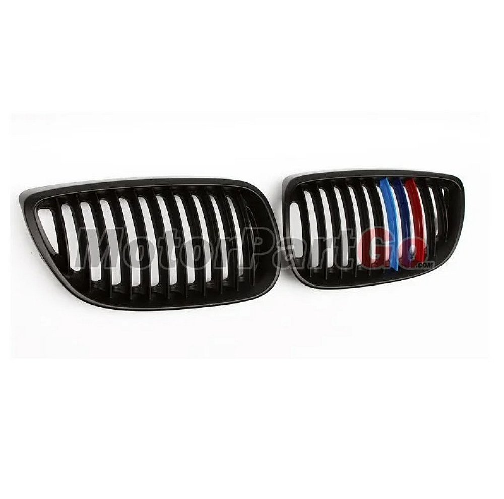 3 Colors Gloss Matt single line replace ABS front Grills 1 pair For BMW 3-SERIES E92 E93 M3 2006-2009   B620