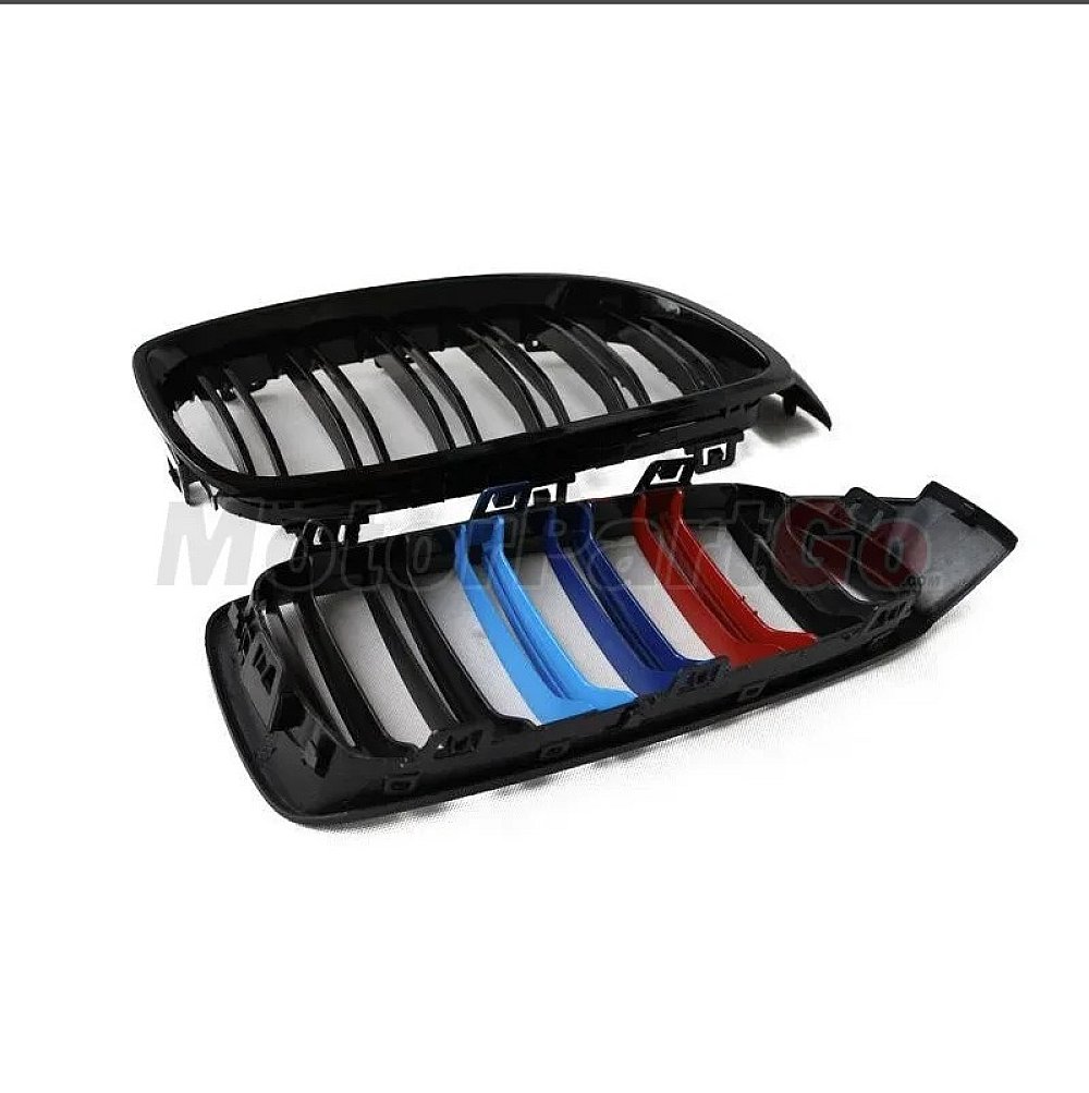 3 Colors Gloss Matt dual line replace ABS front Grills 1 pair For BMW 3-SERIES F30 4-SERIES F32 F33 F36 M3 M4 5-SERIESF10 B628