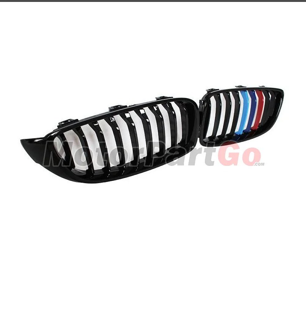 3 Colors Gloss Matt single line replace ABS front Grills 1 pair For BMW 4-SERIES F32 F33 M3 M4 2014UP  B629