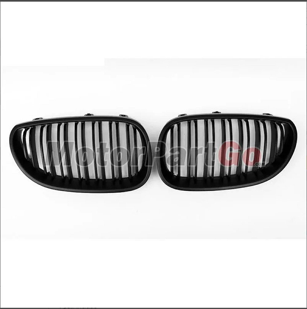 Gloss Matt dual line replace ABS front Grills 1 pair For BMW 5-SERIES E60 E61 2004-2009 B634