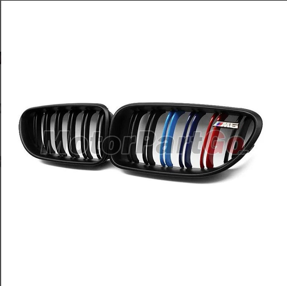 3 Colors Gloss Matt dual line replace ABS front Grills 1 pair For BMW 6-SERIES F06 F12 F13 2011-2018 B657