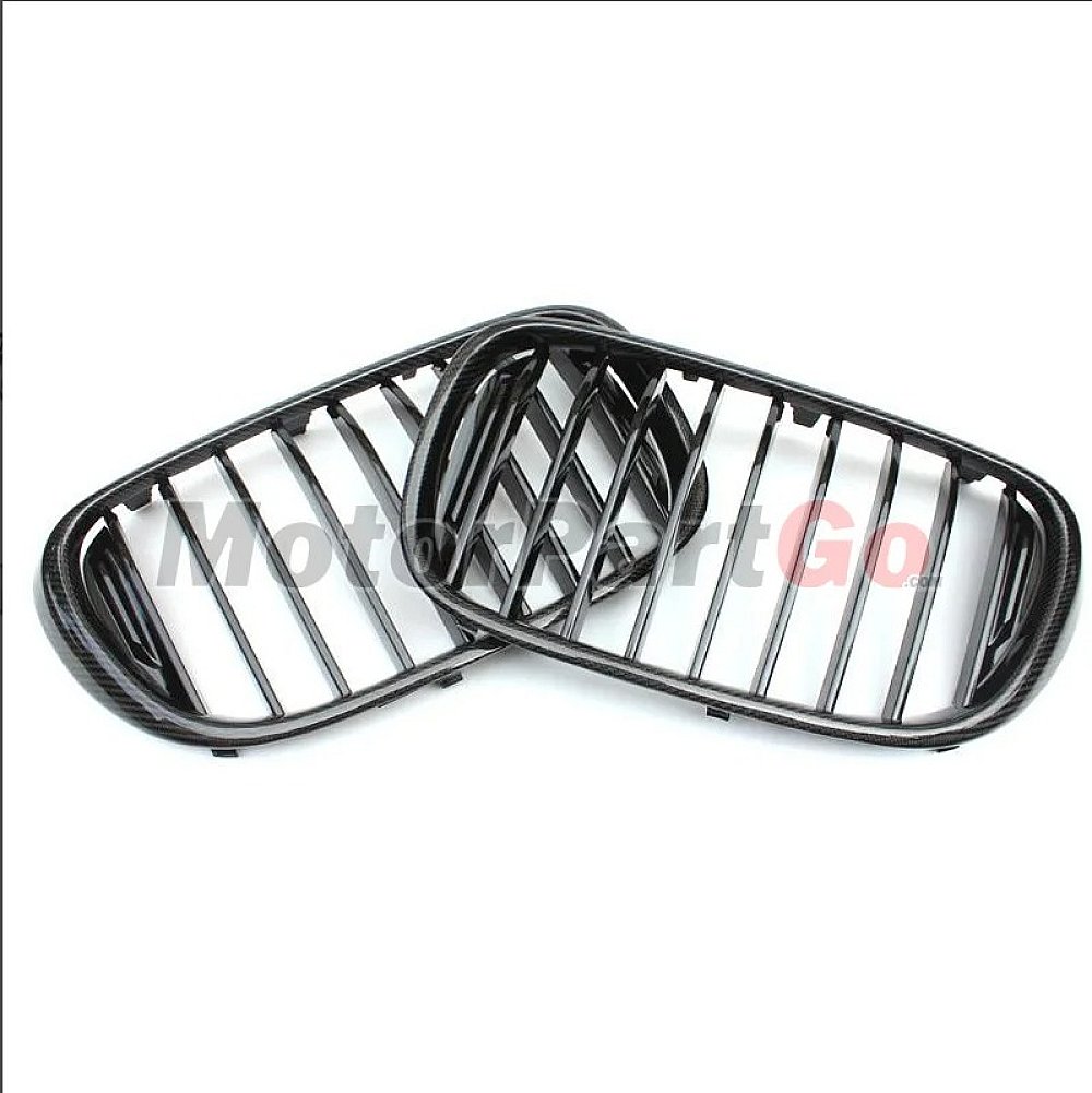 Carbon fiber single line gloss matt replace front Grills 1 pair For BMW 7-SERIES G11 G12 G13 2016UP B665