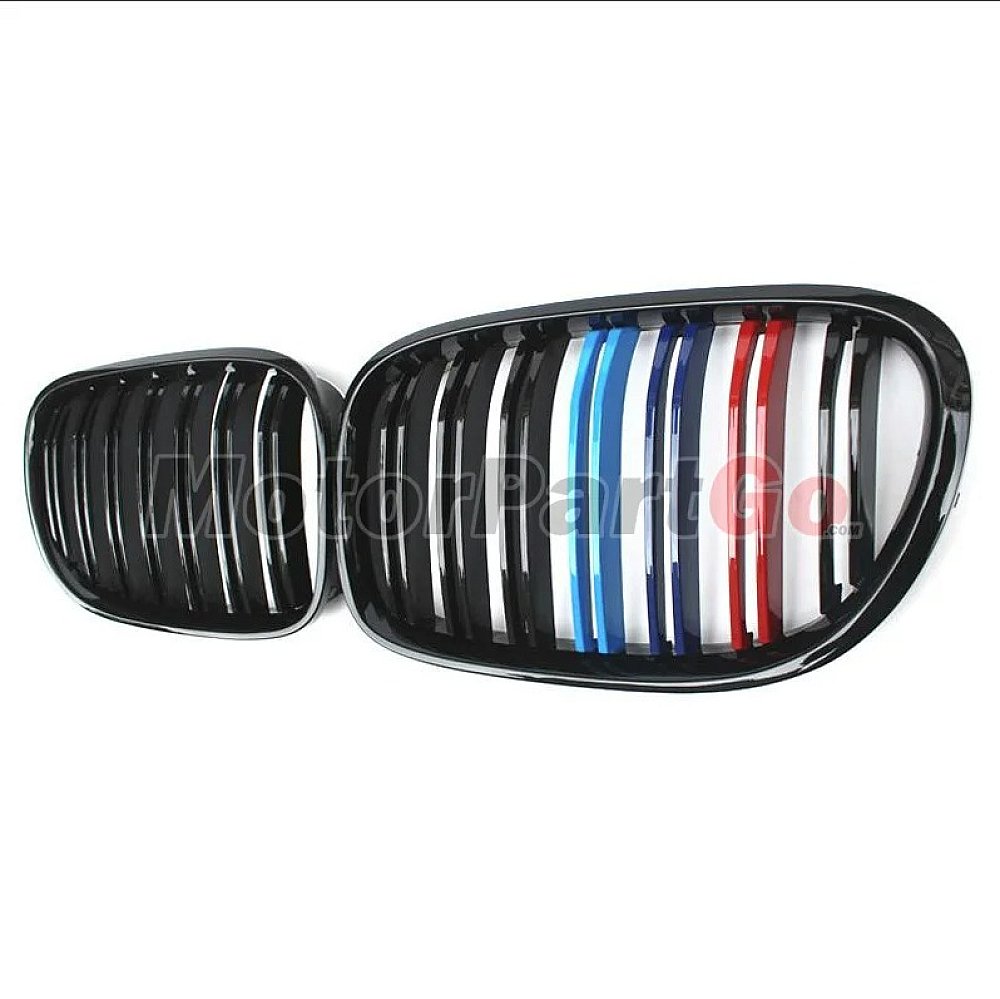 3 Colors Gloss Matt dual line replace ABS front Grills 1 pair For BMW 7-SERIES F01 F02 F03 2010-2015 B667