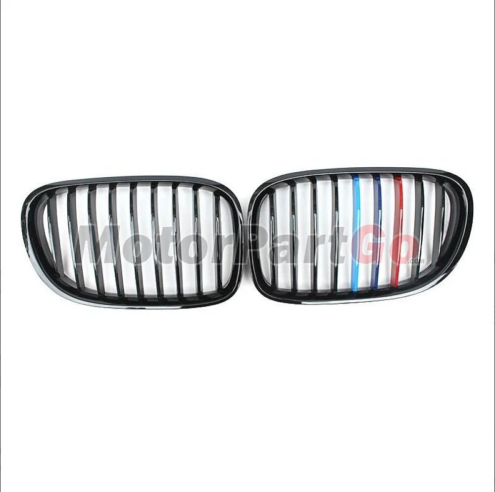 3 Colors Gloss Matt single line replace ABS front Grills 1 pair For BMW 7-SERIES F01 F02 F03 2010-2015 B668