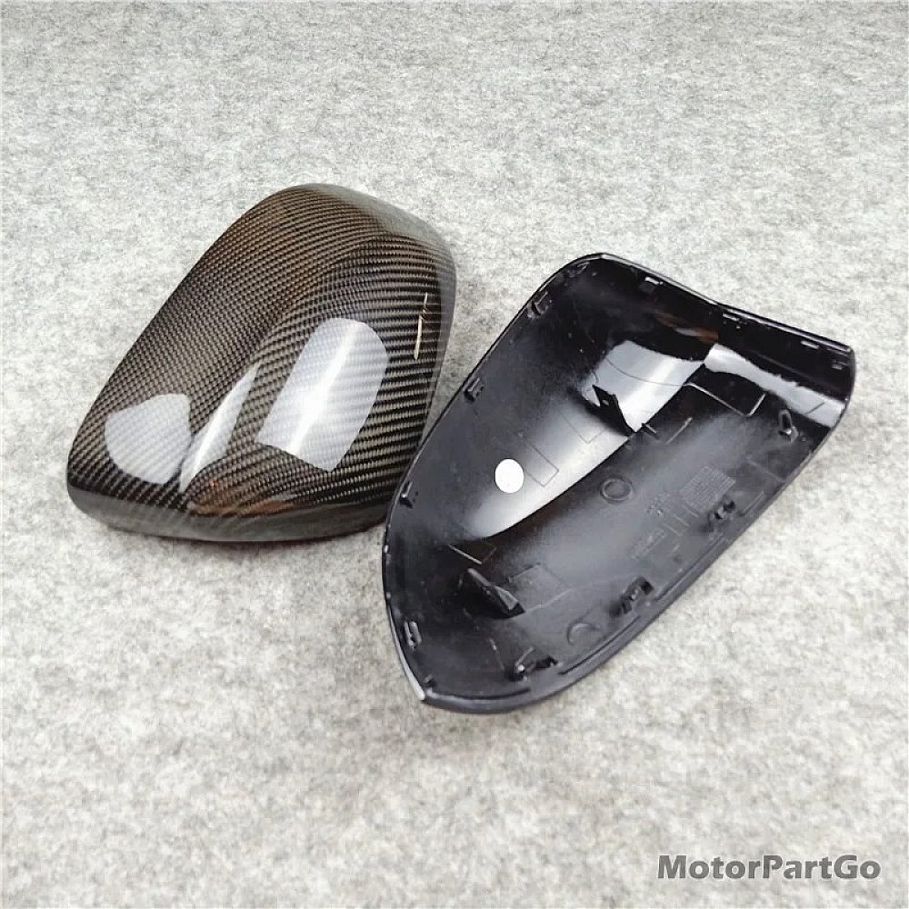 1 PAIR Real Carbon fiber Rearview Mirror Caps For X3 F25 X4 F26 X5 F15 X6 F16 Mirror Replacement Original mirror cover 2014-2018