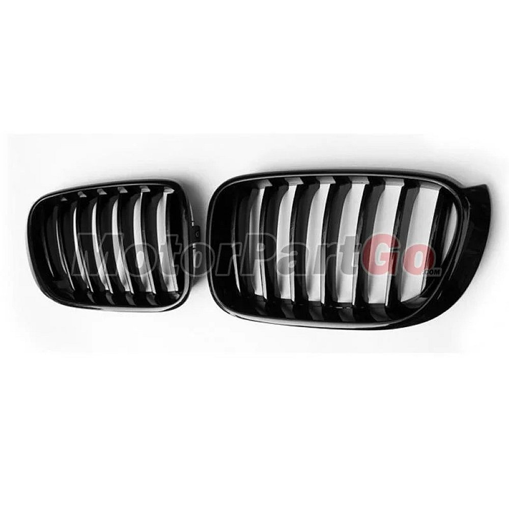 Gloss Matt single line replace ABS front Grills 1 pair For BMW X3 X4 F25 F26 2014-2018  B687