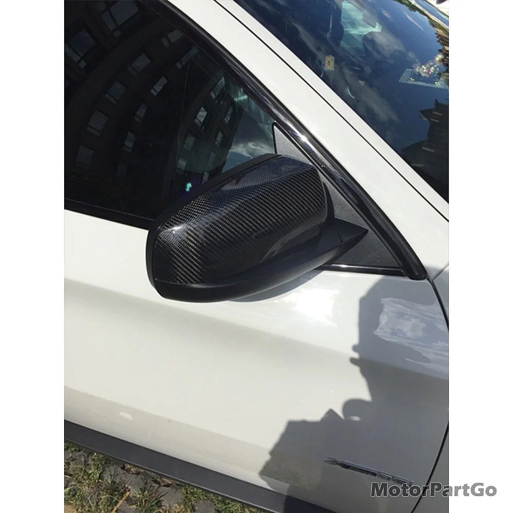 1Pair Carbon Fiber  Replacement Door OEM Style Mirror Covers For BMW X5 E70 07-13 & X6 E71 08-14 Rear View Mirror Case B692
