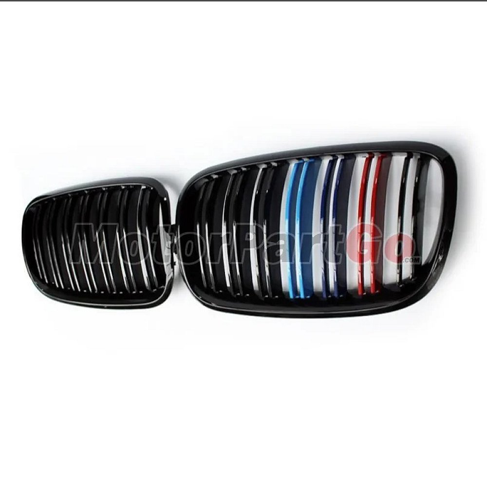 3 Colors Gloss Matt dual line replace ABS front Grills 1 pair For BMW X5 E70 X6 E71 2007-2013 B694