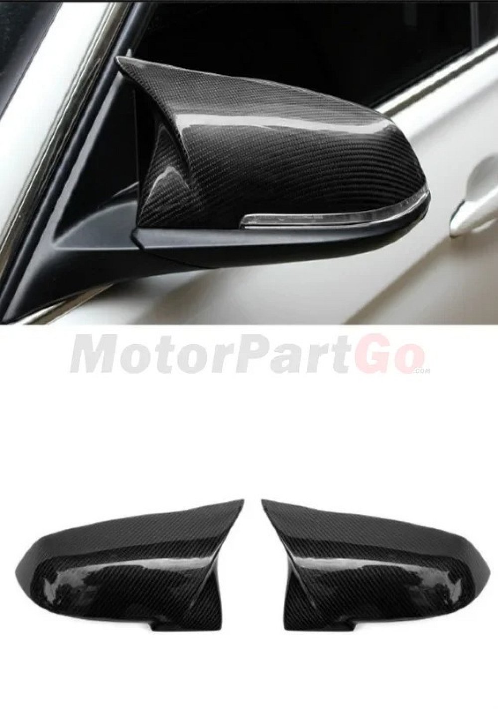 Carbon Fiber replace Rearview mirror cover 1 pair for BMW X4 X5 X6 F25 F15  F16  B705