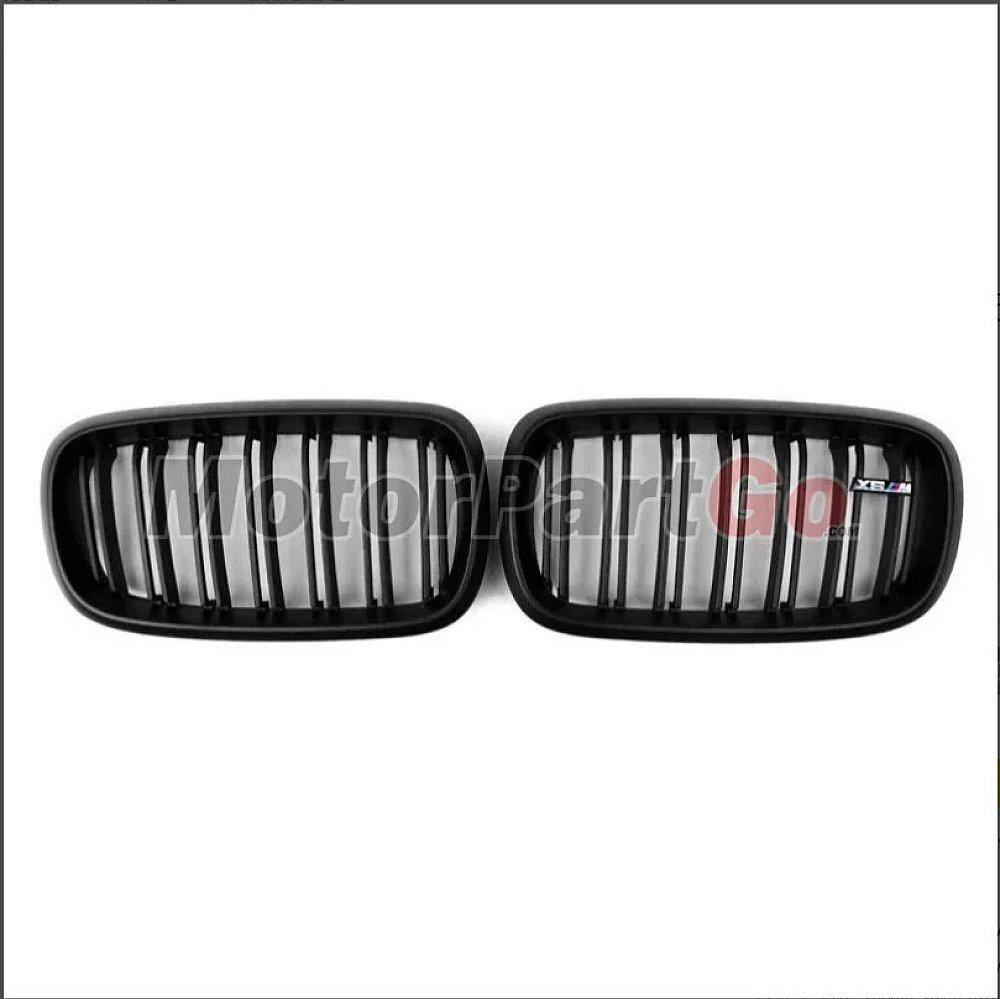 Gloss Matt dual line replace ABS front Grills 1 pair For BMW X5 X6 F15 F16 2015UP  B708