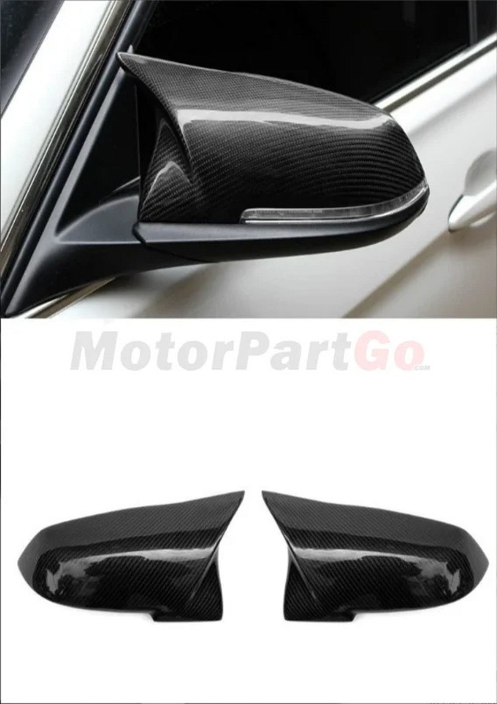 Carbon Fiber replace Rearview mirror cover 1 pair for BMW X5M F85 X6M F86 B710