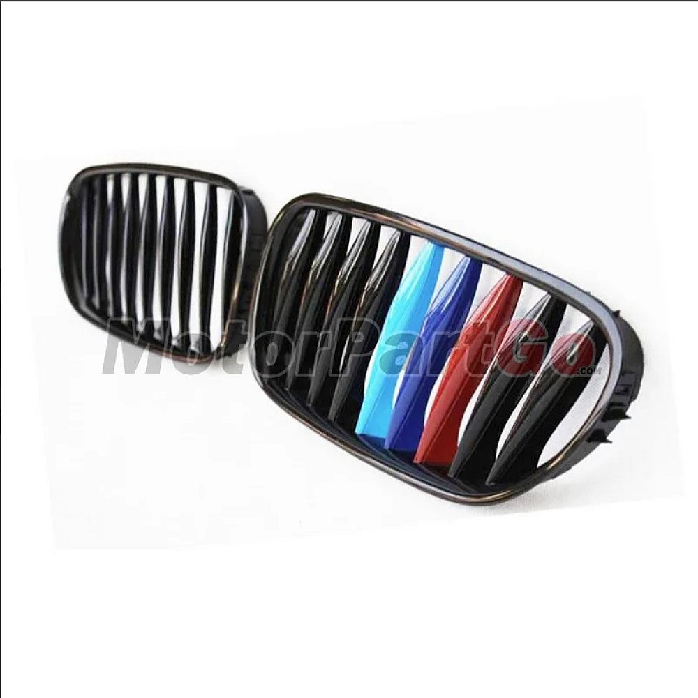 3 Colors Gloss Matt single line replace ABS front Grills 1 pair For BMW Z4 E85 2003-2008  B715