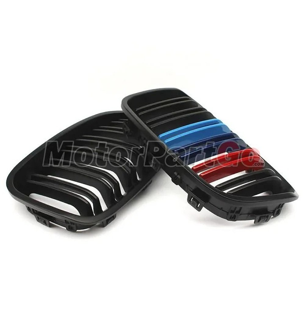 3 Colors Gloss matt replace ABS front Grills 1 pair For BMW 1-SERIES F20 2015UP  B722