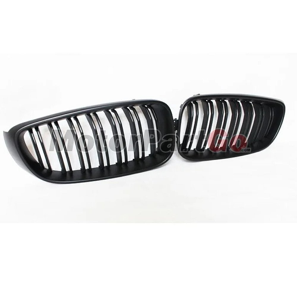 Gloss Matt dual line replace ABS front Grills 1 pair For BMW 3-SERIES GT F34 2012-2018 B730