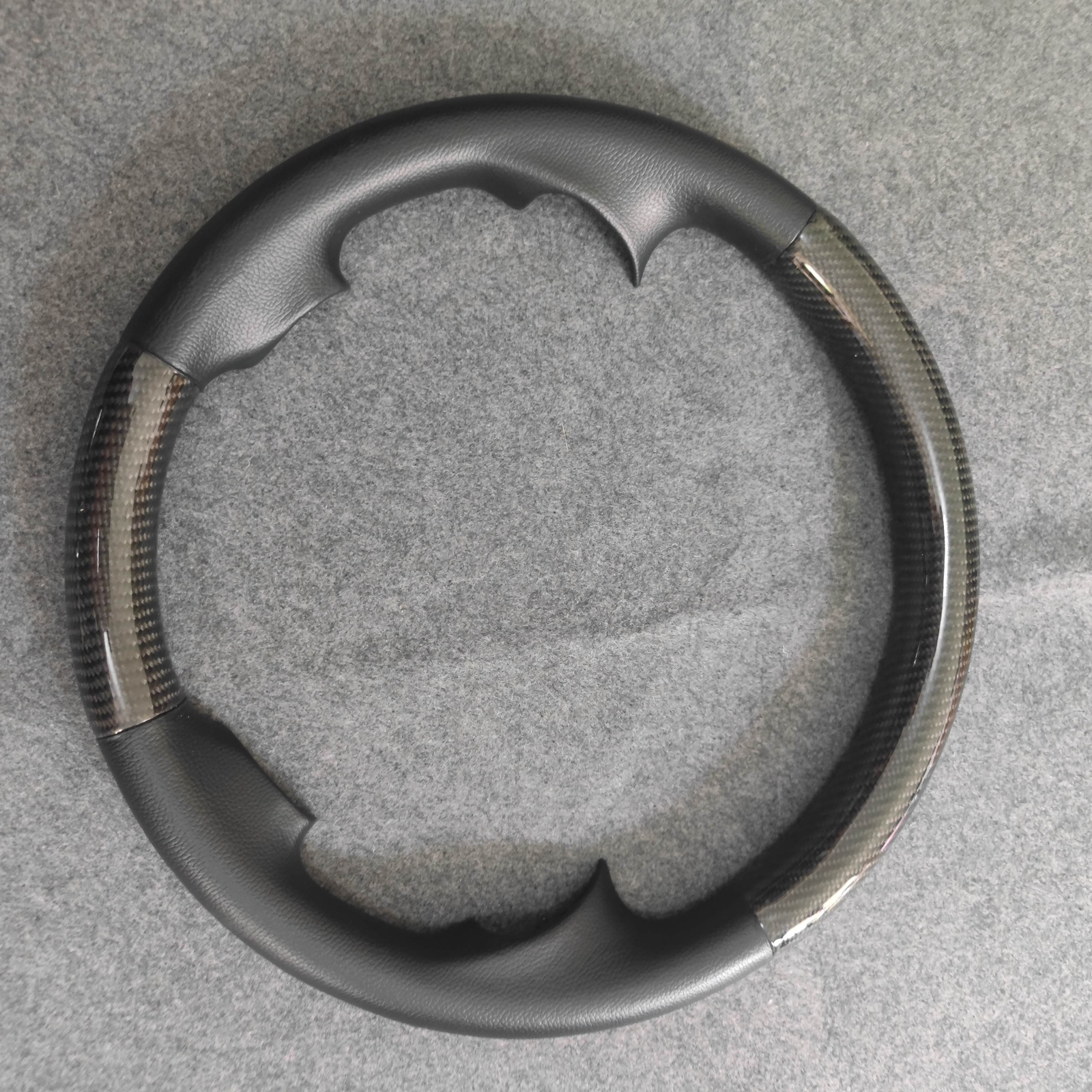 Carbon fiber with genuine leather steering wheel cover for TOYOTA CAMRY 2006UP
