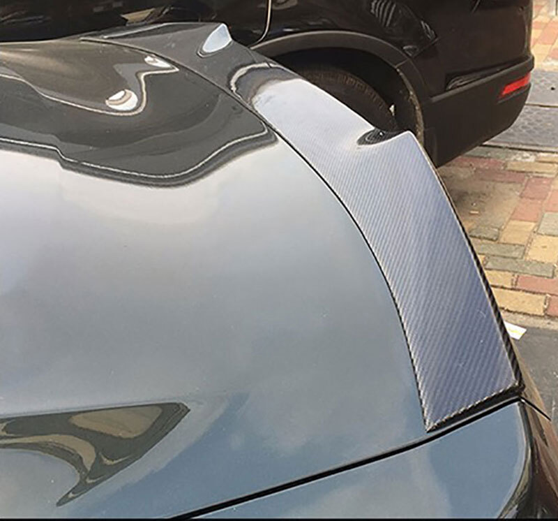 A Style Real Carbon Fiber  lip Spoiler wing For Ford Mustang Coupe 2doors F002