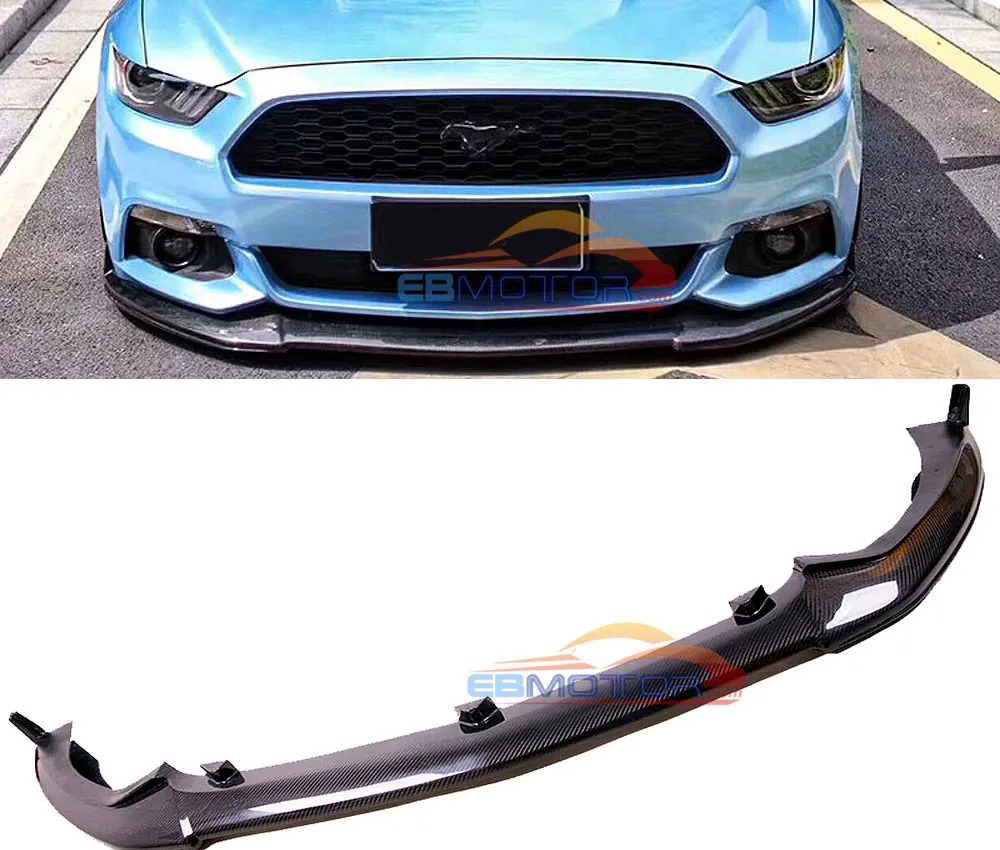 Carbon fiber Front lip Spoiler for Ford MUSTANG Cervini C-SERIES GT, EcoBoost, V6 2015-2017  F005
