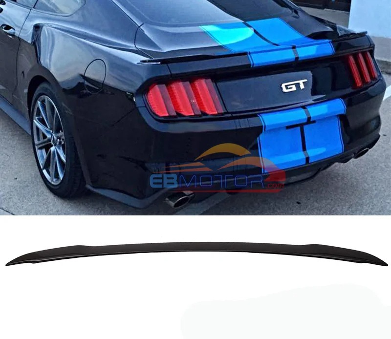 Factory Style Real Carbon Fiber Car Trunk Spoiler Lip For Ford Mustang 2015-2018 F008