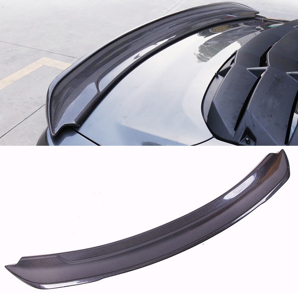 Carbon Fiber Rear Boot Trunk Wing Lip Spoiler For Ford Mustang Coupe 2015-2018
