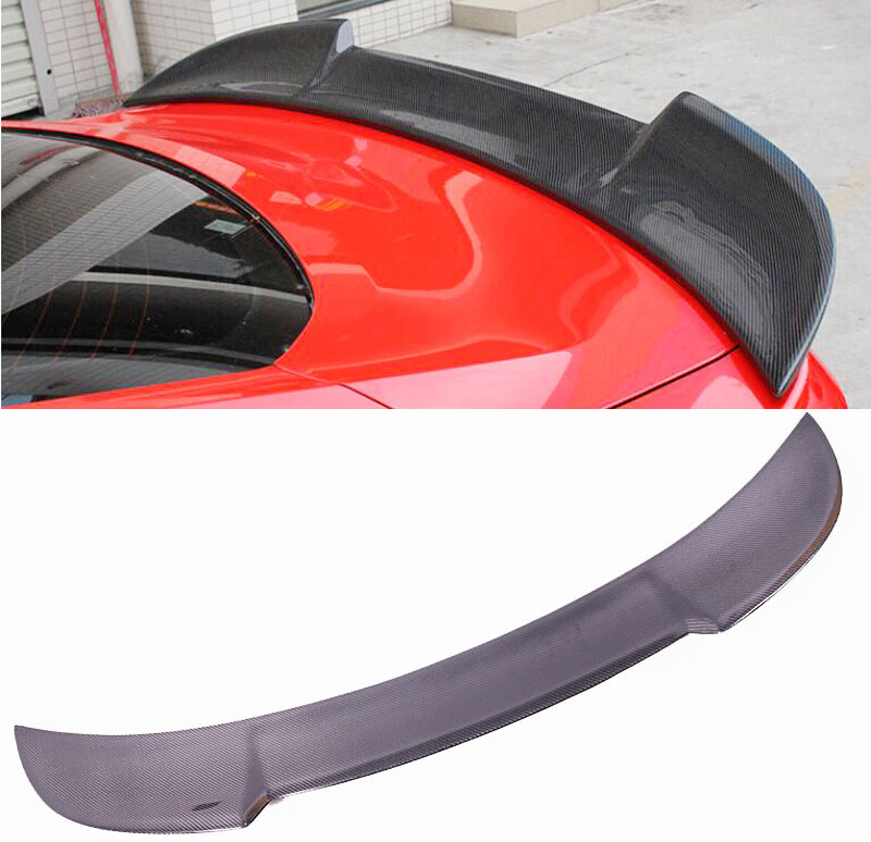 MMD Carbon Fiber REAR WING TRUNK LIP SPOILERS FOR FORD MUSTANG 2015-2022