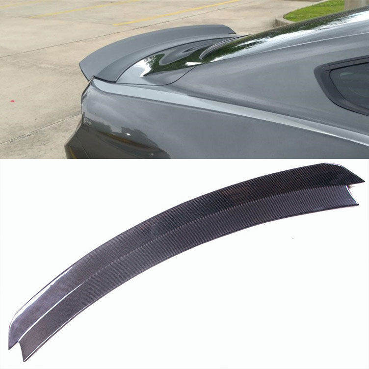 For FORD MUSTANG RTR 2015-2020 GT Real Carbon Fiber Trunk Spoiler lip Wing Tail