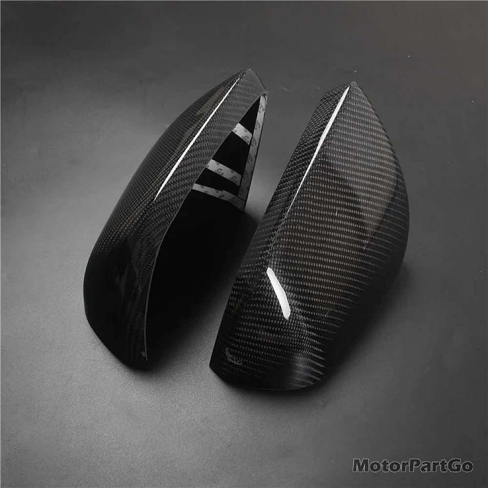 Real Carbon Fiber Mirror Cover 1 pair for   Ford Mustang without light 2015-2019