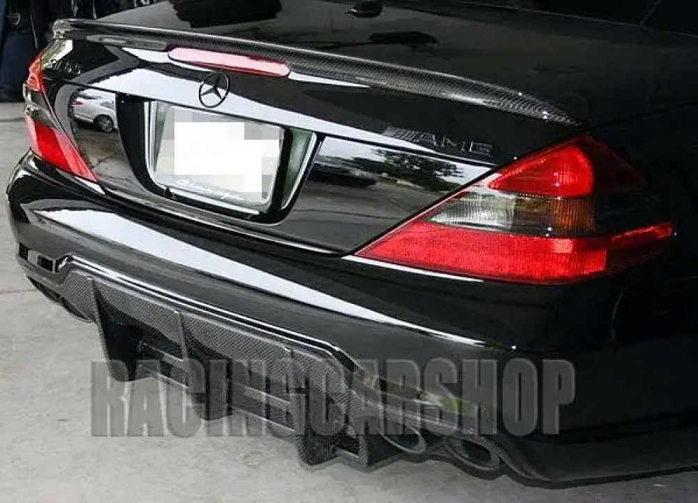 REAL CARBON FIBER AMG TYPE TRUNK SPOILER fit for BENZ R230 SL350 SL500 SL550 SL600 SL55 SL63 SL65 2003-2011 M002