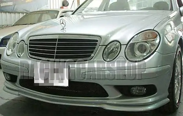 UNPAINTED FRONT BUMPER ADD FRONT LIP SPOILER for BENZ E-Class W211 E55 2003-2006 M036F