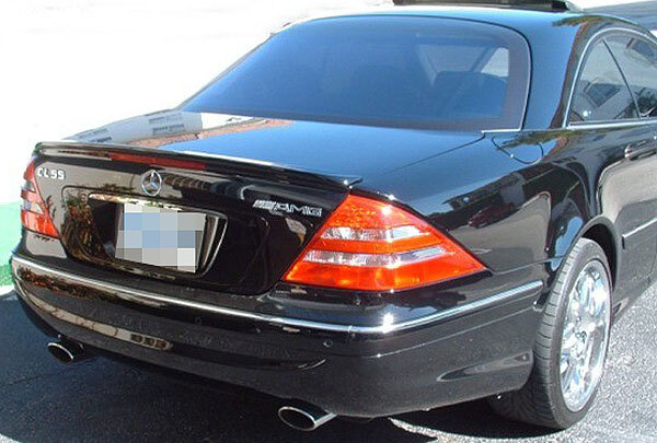 V Style Fiber Glass Primer Trunk Boot Spoiler Wing Lip Fit For Benz W215 2012-16