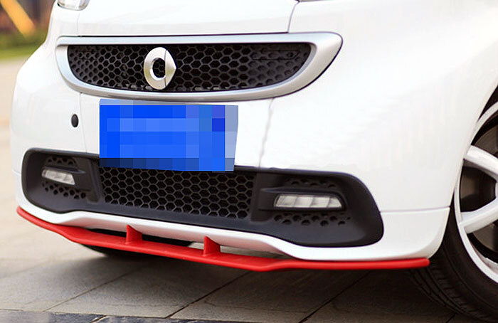 UNPAINT fiber glass Front Spoiler Protector Trim For Smart FORTWO A451 C451 12UP