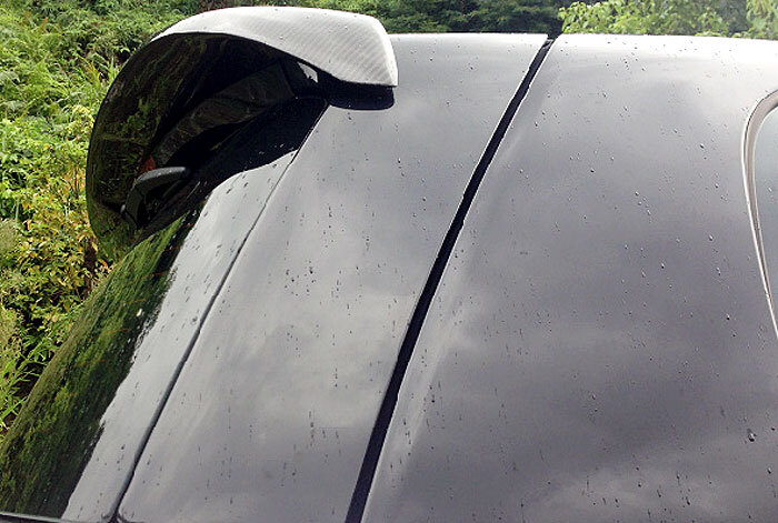 Real Carbon Fiber Rear Roof Spoiler Wing Fit For Smart Fortwo 2008-2013