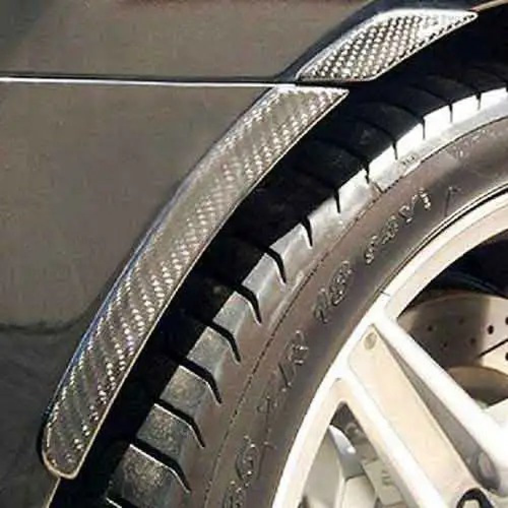 AMG STYLE REAL CARBON FIBER WHEEL ARC WHEEL TRIM SPOILER FOR BENZ W204 C-CLASS C200 C230 C280 C300 C250 C180 C350  08-2012 M075