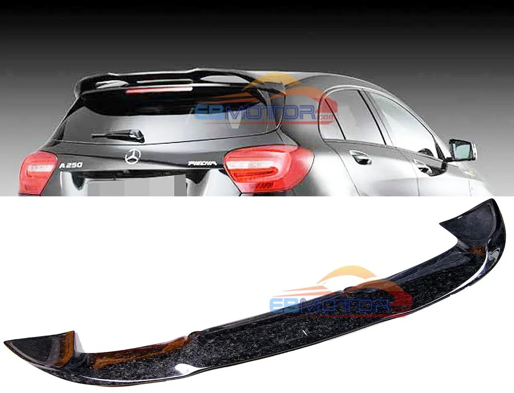 New Best Forged Carbon Fiber P style Rear Roof Spoiler for W176 A-Class A180 A200 A250 A260 A456 2013UP M083D