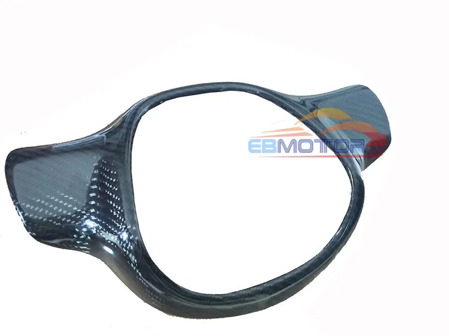 Real Carbon Fiber Steering Wheel Trim Cover For Smart fortwo two spoke Steering wheel 08-13 M090