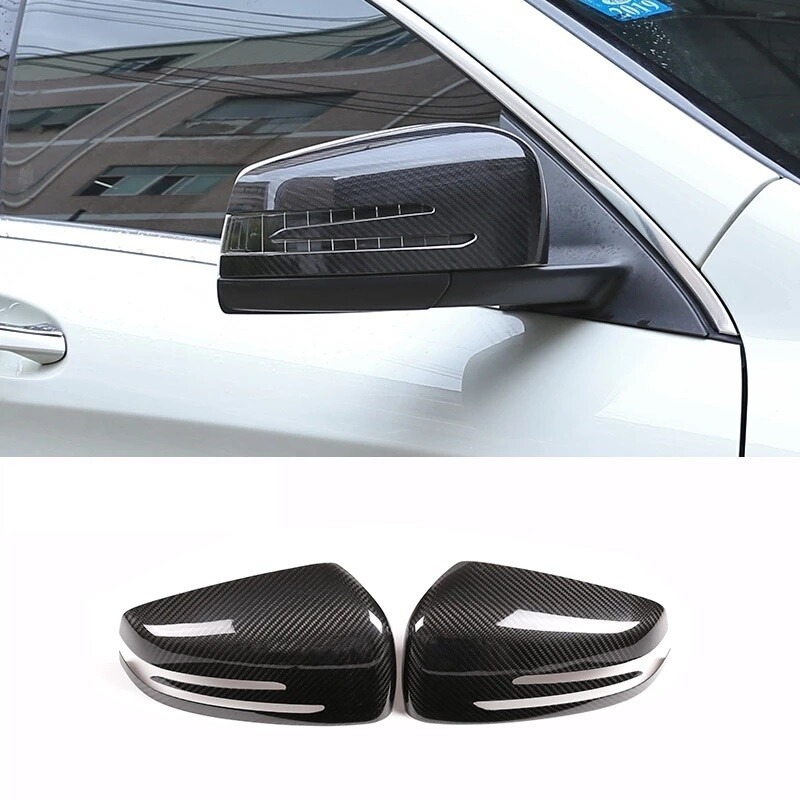 Carbon Fiber Car Mirror Cover For Mercedes Benz W204 W176 W212 W207 GLA CLA CLS