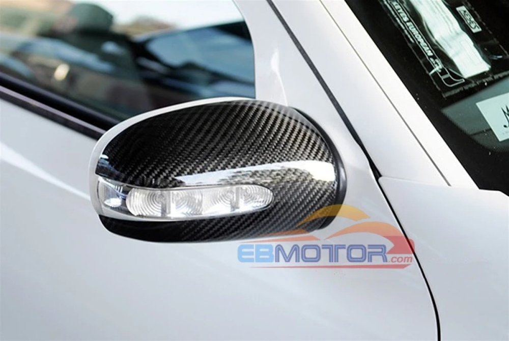 Real Carbon Fiber Mirror cover 1pair for Benz C-Class W203 2001-2006 M097M