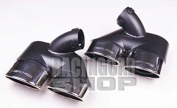 EXHAUST TIPS DUAL TIP 1 PAIR/SET for BENZ AMG W211 E-CLASS  M105W