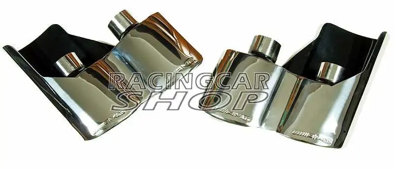 AMG Exhaust pipe Muffler Tips Tip 1pair for Mercedes Benz W221 S550 S63 S65 05-12 M111W