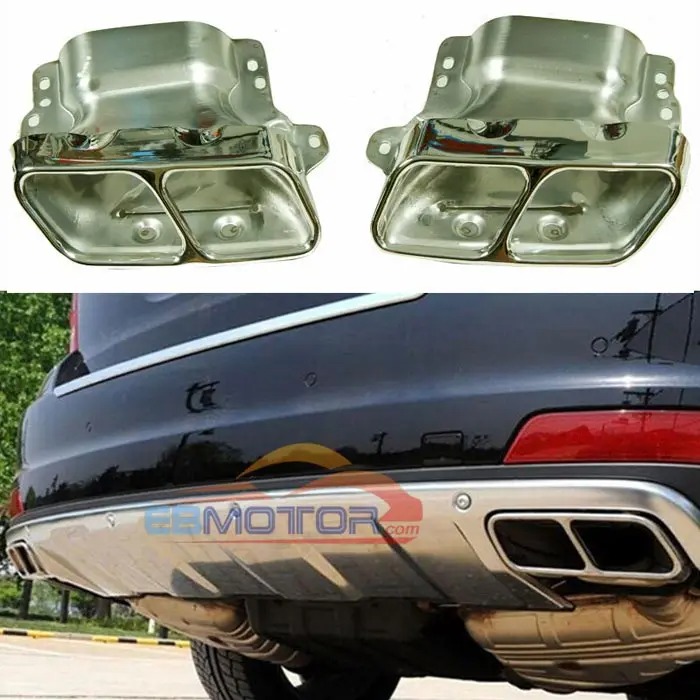 Exhaust muffler Tip Pipes 1pair for Mercedes Benz S-CLASS W221 S-class 2006-2012 M112W