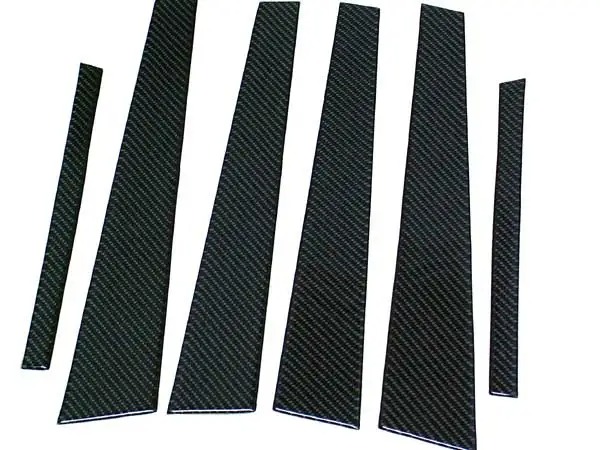 REAL CARBON DOOR PILLAR PANEL for MERCEDES BENZ W211 E CLASS   M113B