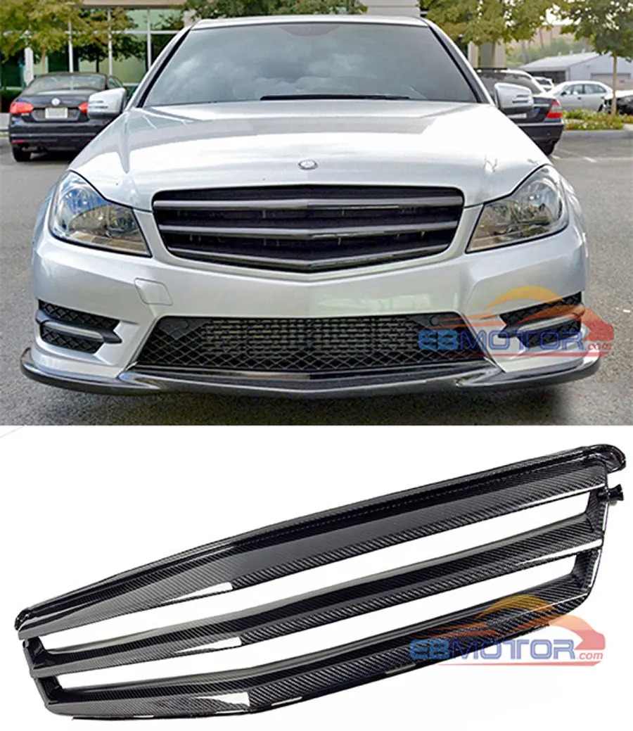 Real CARBON FIBER BUMPER MOLD COVER for BMW E90 E91 3 SERIES 2006-2008 M124